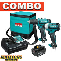 Combo Inalambrico Taladro Percutor + Atornillador Makita
